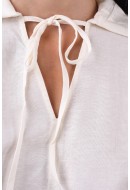 Bluza Dama Selected Slfjordy-Lula 3/4 Long Snow White